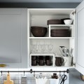 IKEA KNOXHULT КНОКСХУЛЬТ Кухня, сірий, 120x61x220 см 99180436 | 991.804.36