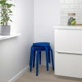 IKEA KYRRE Табурет, яскраво-синій 80555557 | 805.555.57