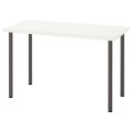 IKEA LAGKAPTEN ЛАГКАПТЕН / ADILS АДІЛС Письмовий стіл, білий / темно-сірий, 120x60 см 19416768 194.167.68