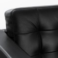 IKEA LANDSKRONA ЛАНДСКРУНА 3-місний диван, з шезлонгом / Grann / Bomstad чорний / метал 49031873 | 490.318.73