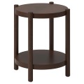 IKEA LISTERBY ЛІСТЕРБЮ Столик, темно-коричневий буковий шпон, 50 см 10562250 105.622.50