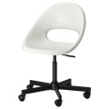 IKEA LOBERGET ЛОБЕРГЕТ / MALSKÄR МАЛЬШЕР Офісне крісло, білий / чорний 29488571 | 294.885.71
