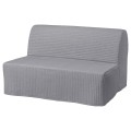 IKEA LYCKSELE ЛЮКСЕЛЕ Чохол на 2-місний диван-ліжко, Knisa світло-сірий 90479737 | 904.797.37
