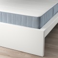 IKEA MALM Ліжко з матрацом, білий / Vesteröy середньої твердості, 90x200 см 59544641 595.446.41