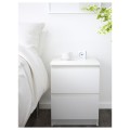 IKEA MALM МАЛЬМ Меблі для спальні, комплект 2 шт., білий, 140x200 см 59488273 | 594.882.73
