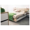 IKEA MANDAL Ліжко двоспальне з шухлядами, береза / білий, 160 х 202 см 90280483 | 902.804.83