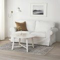 IKEA MANSTRUP Килим з коротким ворсом, сірий антик / квітковий візерунок, 160x230 см 40446706 | 404.467.06