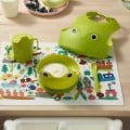 IKEA MATA МАТА Набір посуду, 4 шт., зелений 40084861 | 400.848.61