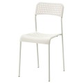 IKEA MELLTORP МЕЛЬТОРП / ADDE АДДЕ Стіл та 4 стільці, білий, 125 см 99014376 990.143.76