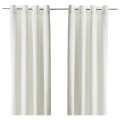 IKEA MERETE МЕРЕТЕ Світлонепроникні штори, 1 пара, білий, 145x300 см 90046843 | 900.468.43