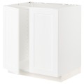 IKEA METOD МЕТОД Підлогова шафа для мийки, білий Enköping / білий імітація дерева, 80x60 см 19473377 194.733.77