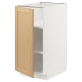 IKEA METOD Шафа підлогова з полицями, білий / дуб Forsbacka, 40x60 см 29509088 295.090.88