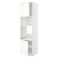 IKEA METOD МЕТОД Висока шафа для духовки / НВЧ, білий / Vallstena білий, 60x60x220 см 69507389 695.073.89