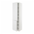IKEA METOD МЕТОД Висока шафа з полицями / 2 дверцят, білий / Stensund білий, 60x60x220 см 39469666 394.696.66