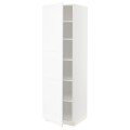 IKEA METOD МЕТОД Висока шафа з полицями, білий Enköping / білий імітація дерева, 60x60x200 см 79473510 794.735.10