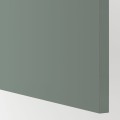 IKEA METOD МЕТОД Навісна шафа для НВЧ-печі, білий / Bodarp сіро-зелений, 60x100 см 09461916 094.619.16