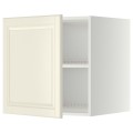 IKEA METOD МЕТОД Верхня шафа для холодильника / морозильника, білий / Bodbyn кремовий, 60x60 см 79460975 794.609.75