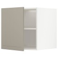 IKEA METOD МЕТОД Верхня шафа для холодильника / морозильника, білий / Stensund бежевий, 60x60 см 59467628 594.676.28