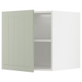 IKEA METOD МЕТОД Верхня шафа для холодильника / морозильника, білий / Stensund світло-зелений, 60x60 см 79487140 794.871.40