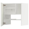 IKEA METOD Навісна шафа з полицею / дверцями, білий / Bodbyn кремовий, 60x60 см 19505321 195.053.21