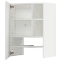 IKEA METOD МЕТОД Навісна шафа з полицею / дверцями, білий / Ringhult білий, 60x80 см 59504466 595.044.66