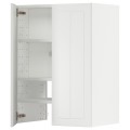 IKEA METOD МЕТОД Навісна шафа з полицею / дверцями, білий / Stensund білий, 60x80 см 39504542 395.045.42