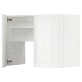 IKEA METOD МЕТОД Навісна шафа з полицею / дверцями, білий / Stensund білий, 80x60 см 49504424 495.044.24