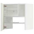 IKEA METOD МЕТОД Навісна шафа з полицею / дверцями, білий / Vallstena білий, 60x60 см 19507301 195.073.01