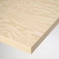IKEA MITTCIRKEL / ALEX Письмовий стіл, яскравий сосновий/білий ефект, 140x60 см 89521718 895.217.18