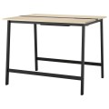 IKEA MITTZON стіл для конференцій, okl береза / чорний, 140x108x105 см 89533448 | 895.334.48