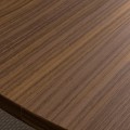 IKEA MITTZON стіл для конференцій, круглий горіх / білий, 120x75 см 09530509 | 095.305.09