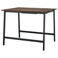 IKEA MITTZON стіл для конференцій, горіх / чорний, 140x108x105 см 09533471 | 095.334.71