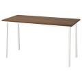 IKEA MITTZON стіл для конференцій, горіх / білий, 140x68x75 см 69533005 695.330.05
