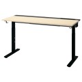IKEA MITTZON письмовий стіл, okl береза / чорний, 140x60 см 69528037 | 695.280.37