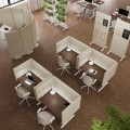 IKEA MITTZON стіл регульований, електричний горіх / білий, 140x60 см 69528339 695.283.39