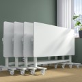 IKEA MITTZON складаний стіл на коліщатах, білий, 140x70 см 20527954 | 205.279.54