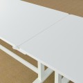IKEA MITTZON складаний стіл на коліщатах, білий, 140x70 см 20527954 | 205.279.54
