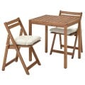 IKEA KUDDARNA КУДДАРНА Подушка на стілець, для саду, бежевий, 36x32 см 20411067 | 204.110.67