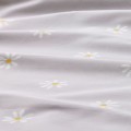IKEA NATTSLÄNDA НАТТСЛЕНДА Підковдра та наволочка, квітковий візерунок сірий / білий, 150x200/50x60 см 30508021 | 305.080.21