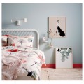 IKEA NESTTUN НЕСТТУН Ліжко двоспальне, білий, 140x200 см 99157983 | 991.579.83