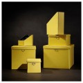 IKEA НІММ коробка для зберігання з кришкою, жовтий, 25x35x15 см 20595943 | 205.959.43