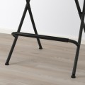 IKEA FRANKLIN ФРАНКЛІН Барний складаний стілець зі спинкою, чорний / чорний, 63 см 50406465 | 504.064.65