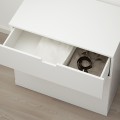 IKEA NORDLI НОРДЛІ Комод, 3 шухляди, білий, 80x76 cм 69239495 692.394.95