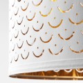IKEA NYMÖ НІМО / SKAFTET СКАФТЕТ Лампа настільна, біла латунь / латунь, 24x30 cм 09319310 | 093.193.10