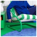 IKEA ÖNNESTAD комплект подушок для крісла, зелений / білий / Radbyn 10554387 105.543.87
