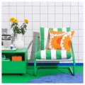 IKEA ÖNNESTAD комплект подушок для крісла, зелений / білий / Radbyn 10554387 105.543.87