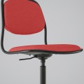 IKEA ÖRFJÄLL ОРФЬЄЛЛЬ Офісне крісло, чорний / Vissle червоний 39501077 395.010.77