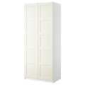 IKEA PAX ПАКС / BERGSBO БЕРГСБУ Гардероб з 2 дверима, білий / білий, 100х38х201 см 29904362 299.043.62