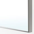 IKEA PAX / REINSVOLL/ÅHEIM Комбінація шаф, білий / сіро-бежевий дзеркало, 200x60x201 см 29385605 | 293.856.05
