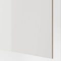 IKEA PAX ПАКС / HOKKSUND ХОККСУНД Комбінація шаф, білий / глянцевий світло-сірий, 200x66x201 cм 69433299 694.332.99